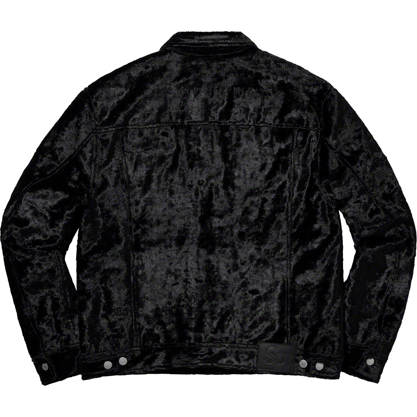 Fuzzy Pile Trucker Jacket view 9